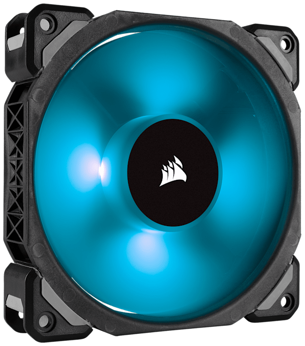 Corsair ML120 PRO RGB, 120mm Premium Magnetic Levitation RGB LED PWM Fan, 3 Fan Pack, Lighting Node PRO (Refurbished)