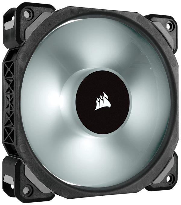 Corsair ML120 PRO RGB, 120mm Premium Magnetic Levitation RGB LED PWM Fan, 3 Fan Pack, Lighting Node PRO (Refurbished)