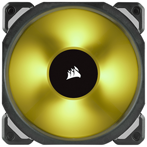 Corsair ML120 PRO RGB, 120mm Premium Magnetic Levitation RGB LED PWM Fan, 3 Fan Pack, Lighting Node PRO (Refurbished)
