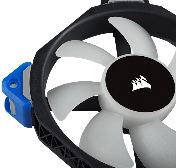 Corsair ML120 PRO RGB, 120mm Premium Magnetic Levitation RGB LED PWM Fan, 3 Fan Pack, Lighting Node PRO (Refurbished)