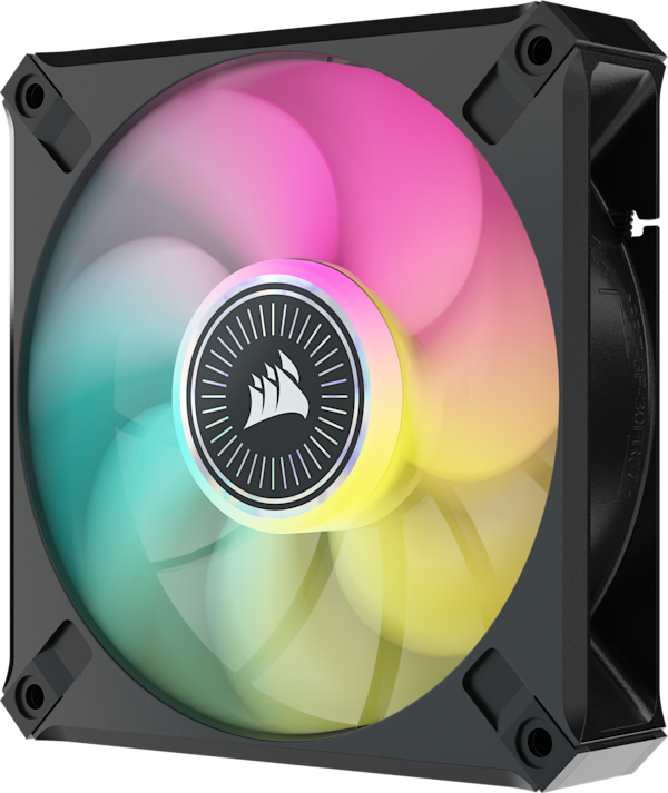 iCUE ML120 RGB ELITE Premium 120mm PWM Magnetic Levitation Fan — Triple Fan Kit with iCUE Lighting Node CORE (Refurbished)