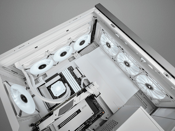 ML140 LED ELITE White Premium 140mm PWM Magnetic Levitation Fan