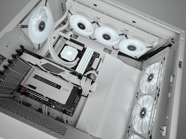 ML140 LED ELITE White Premium 140mm PWM Magnetic Levitation Fan