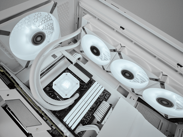 ML140 LED ELITE White Premium 140mm PWM Magnetic Levitation Fan