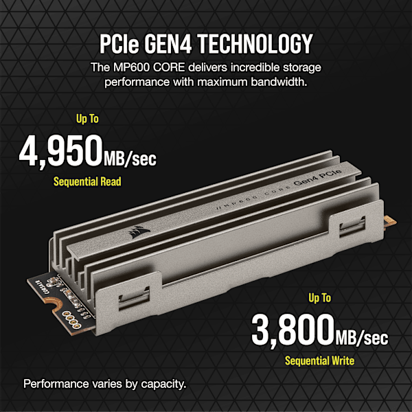 MP600 CORE 1TB M.2 NVMe PCIe Gen. 4 x4 SSD (Refurbished)