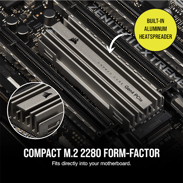 MP600 CORE 2TB M.2 NVMe PCIe Gen. 4 x4 SSD (Refurbished)