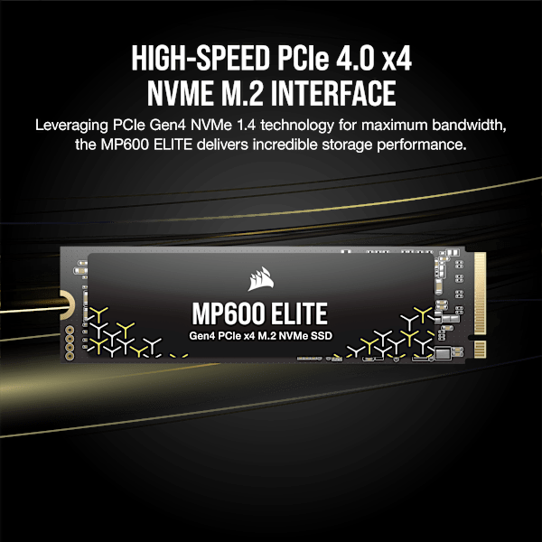 MP600 ELITE 1TB PCIe Gen4 x4 NVMe 1.4 M.2 SSD