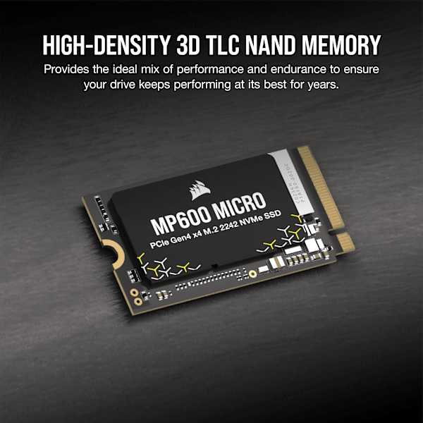 MP600 MICRO 1TB PCIe 4.0 (Gen4) x4 NVMe M.2 2242 SSD
