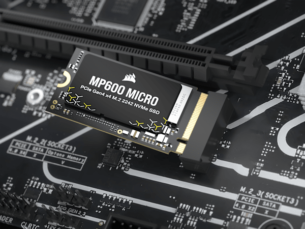 MP600 MICRO 1TB PCIe 4.0 (Gen4) x4 NVMe M.2 2242 SSD