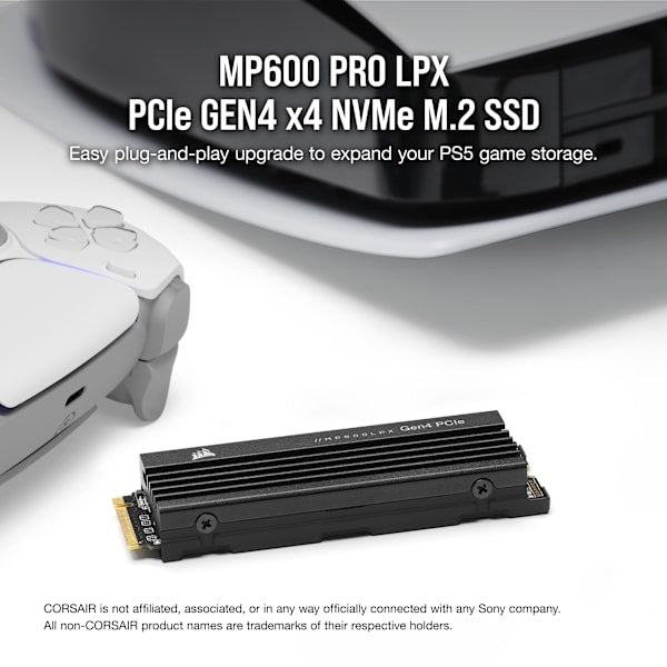 MP600 PRO LPX 2TB PCIe Gen4 x4 NVMe M.2 SSD - PS5* Compatible (Refurbished)
