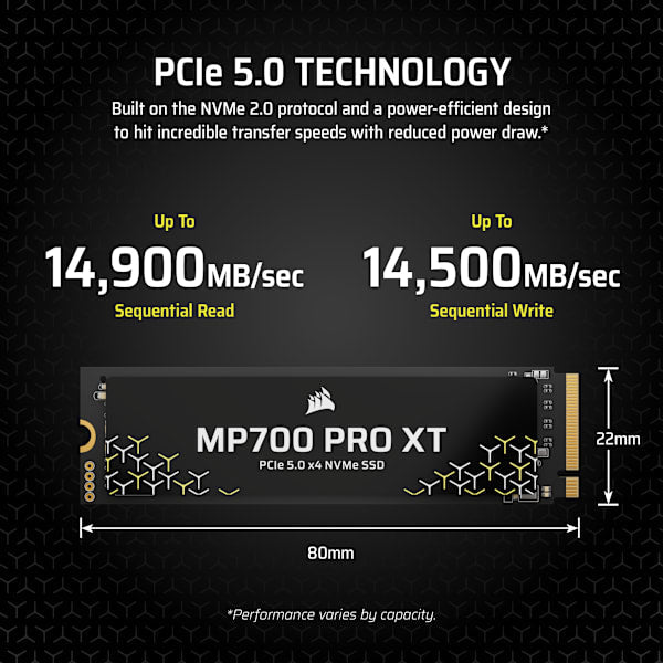 MP700 PRO XT 2TB PCIe 5.0 x4 NVMe M.2 SSD