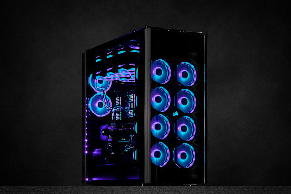 iCUE QL120 RGB 120mm PWM Triple Fan with Lighting Node CORE
