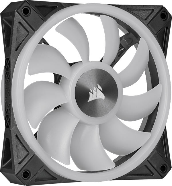 iCUE QL120 RGB 120mm PWM Triple Fan with Lighting Node CORE (Revival Series)