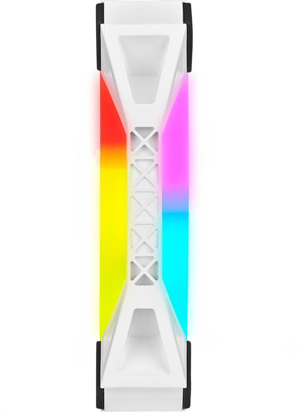 iCUE QL120 RGB 120mm PWM White Fan — Triple Fan Kit with Lighting Node CORE (Revival Series)