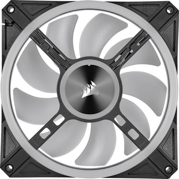 iCUE QL140 RGB 140mm PWM Dual Fan Kit with Lighting Node CORE (Revival Series)