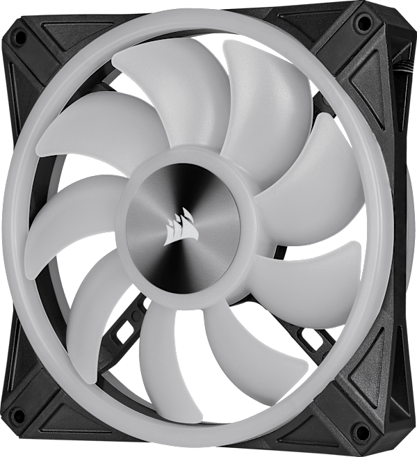 iCUE QL140 RGB 140mm PWM Dual Fan Kit with Lighting Node CORE