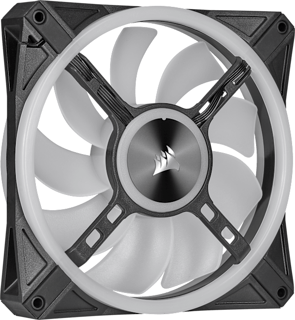 iCUE QL140 RGB 140mm PWM Dual Fan Kit with Lighting Node CORE