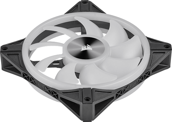 iCUE QL140 RGB 140mm PWM Dual Fan Kit with Lighting Node CORE