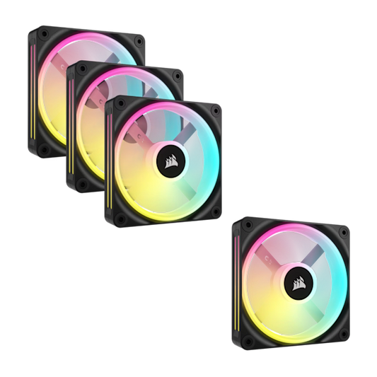 iCUE LINK QX120 RGB Quadruple Fan Bundle
