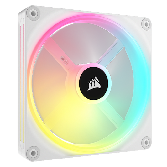 iCUE LINK QX140 RGB 140mm PWM PC Fan Expansion Kit - White (Revival Series)