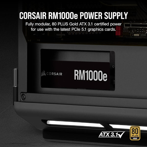 RMe Series™ RM1000e Fully Modular Low-Noise ATX Power Supply (Refurbished)