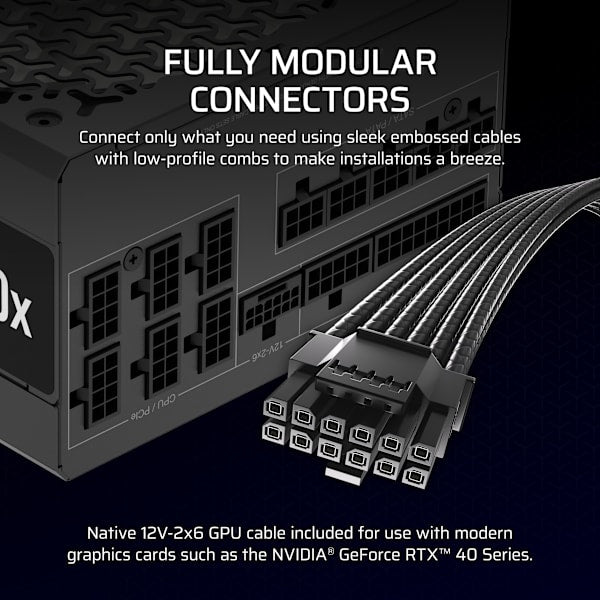 RMx Series RM1000x Fully Modular Power Supply (Refurbished)