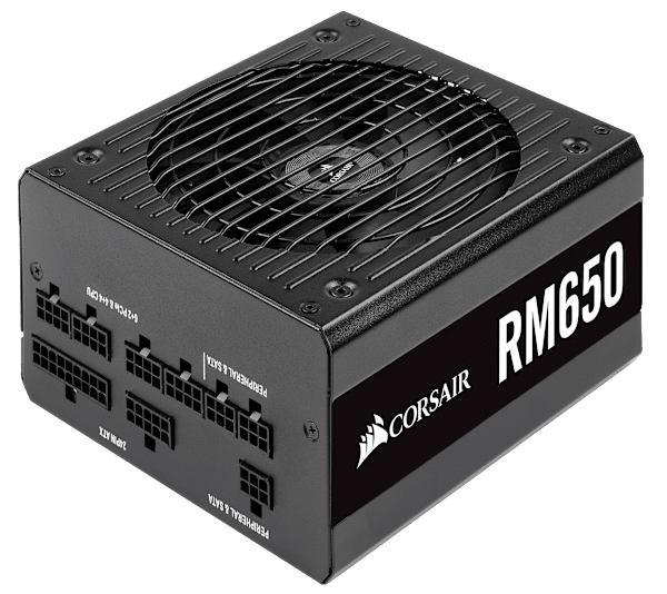 RM Series™ RM650 — 650 Watt 80 PLUS® Gold Certified Fully Modular PSU (Refurbished)