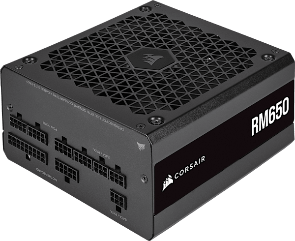 RM Series™ RM650 — 650 Watt 80 PLUS Gold Fully Modular ATX PSU (Refurbished)