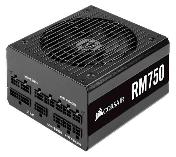 RM750, 750 Watt, GOLD, Fully Modular Power Supply, NA Version, Refurbish