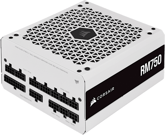 RM White Series™ RM750 — 750 Watt 80 PLUS Gold Fully Modular ATX PSU (Refurbished)