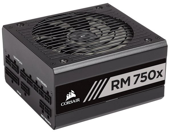 RMx Series™ RM750x (2018) — 750 Watt 80 PLUS® Gold Certified Fully Modular PSU (Refurbished)