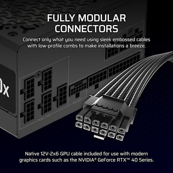 RMx Series RM850x Fully Modular Power Supply (Revival Series)
