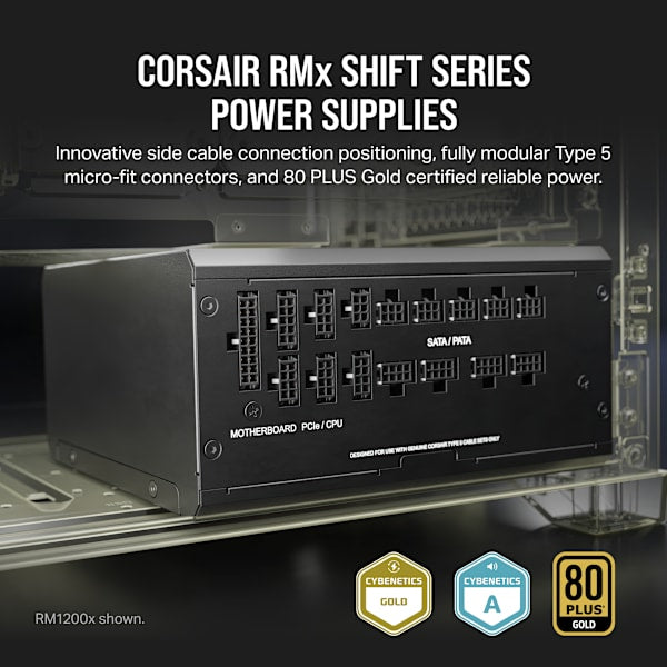 RM850x SHIFT 80 PLUS Gold Fully Modular ATX Power Supply (Revival Series)