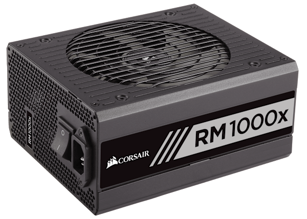 RMx Series™ RM1000x — 1000 Watt 80 PLUS® Gold Certified Fully Modular PSU (NA) (Refurbished)