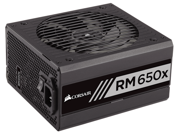 RMx Series™ RM650x — 650 Watt 80 PLUS® Gold Certified Fully Modular PSU (NA) (Refurbished)