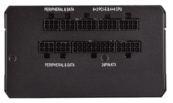 RMx Series™ RM650x — 650 Watt 80 PLUS® Gold Certified Fully Modular PSU (NA) (Refurbished)
