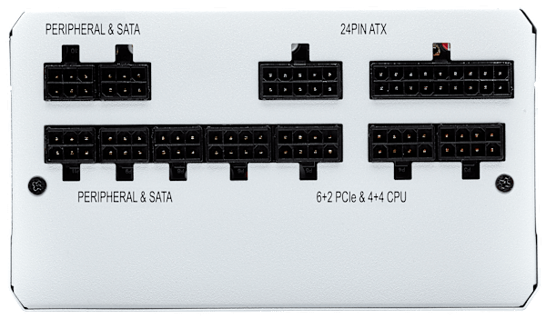 RMx White Series™ RM750x — 750 Watt 80 PLUS® Gold Certified Fully Modular PSU (EU) (Refurbished)