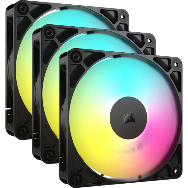 RS120 ARGB 120mm PWM Fans - Triple Pack (Revival Series)