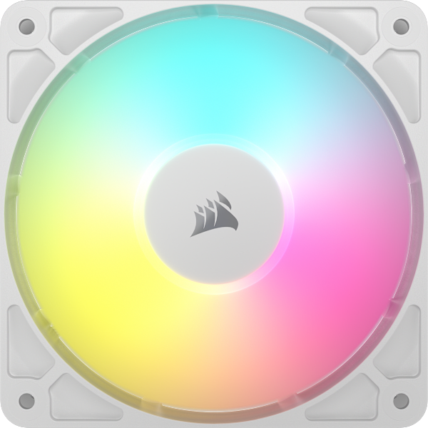 RS120 ARGB 120mm PWM Fans - Triple Pack - White (Revival Series)