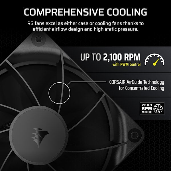RS120 120mm PWM Fans - Triple Pack (Revival Series)