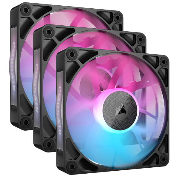 iCUE LINK RX120 RGB 120mm PWM Fan Triple Starter Kit (Revival Series)
