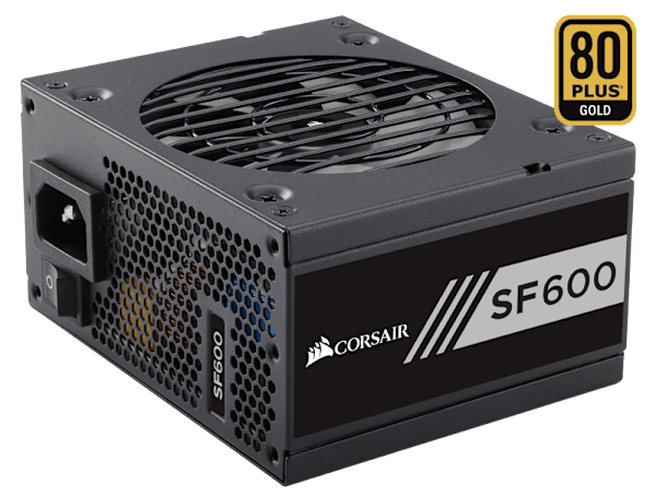 SF Series™ SF600 — 600 Watt 80 PLUS® Gold Certified High Performance SFX PSU (NA) (Refurbished)