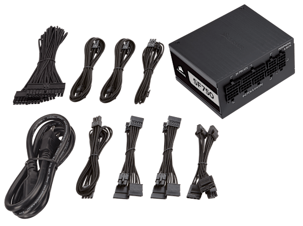 SF Series™ SF750 — 750 Watt 80 PLUS® Platinum Certified High Performance SFX PSU (Revival Series)
