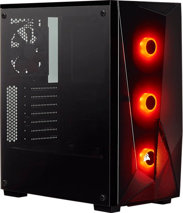Carbide Series SPEC-DELTA RGB Tempered Glass Mid-Tower ATX Gaming Case — Black