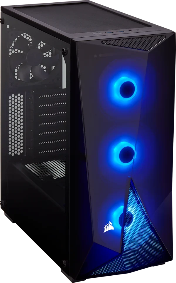 Carbide Series SPEC-DELTA RGB Tempered Glass Mid-Tower ATX Gaming Case — Black
