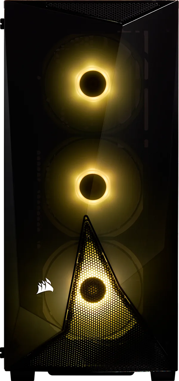 Carbide Series SPEC-DELTA RGB Tempered Glass Mid-Tower ATX Gaming Case — Black