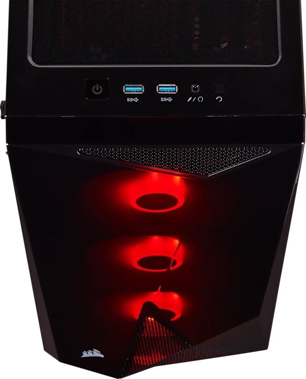 Carbide Series SPEC-DELTA RGB Tempered Glass Mid-Tower ATX Gaming Case — Black