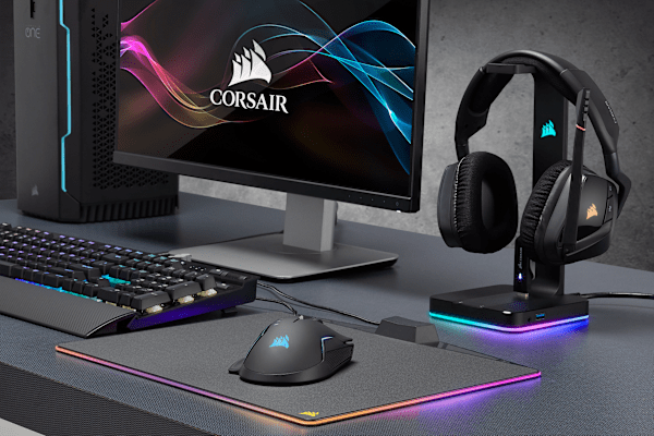 ST100 RGB Premium Headset Stand with 7.1 Surround Sound (Refurbished)