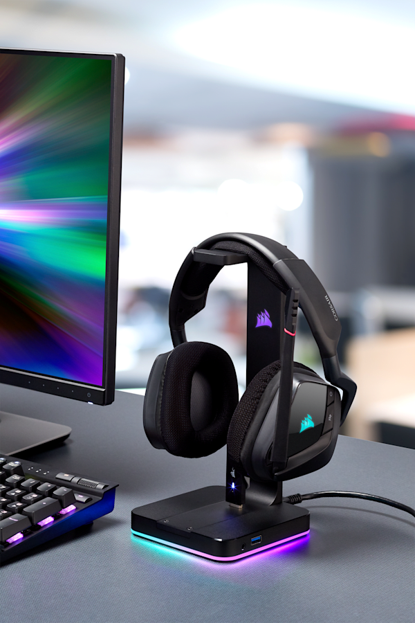 ST100 RGB Premium Headset Stand with 7.1 Surround Sound (Refurbished)