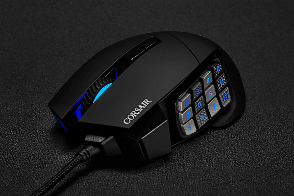SCIMITAR RGB ELITE Optical MOBA/MMO Gaming Mouse (Certified Refurbished)